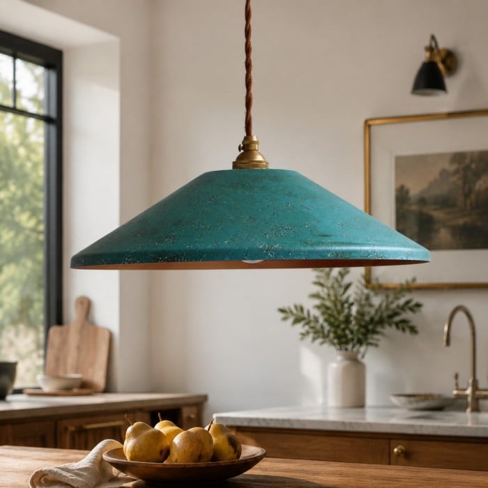 Ręcznie zardzewiała lampa wisząca w stylu nordyckim HL4190