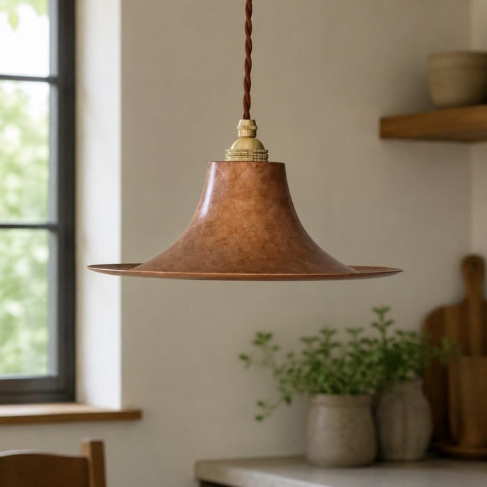 Ręcznie zardzewiała lampa wisząca w stylu nordyckim HL4190