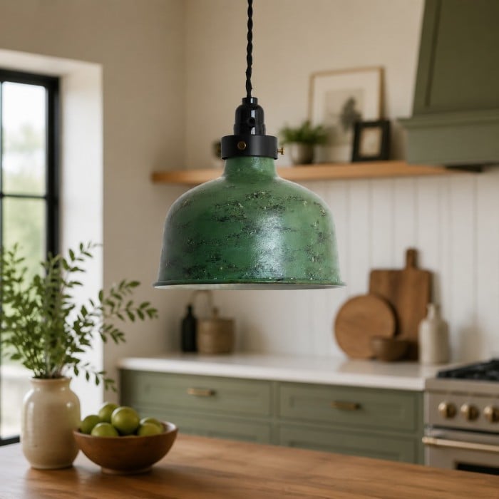Ręcznie zardzewiała lampa wisząca w stylu nordyckim HL4190