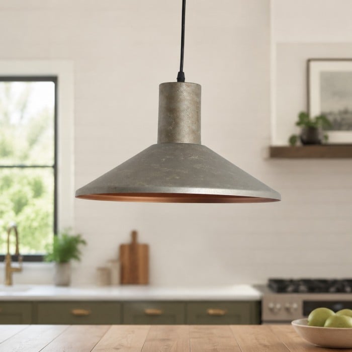 Ręcznie zardzewiała lampa wisząca w stylu nordyckim HL4190