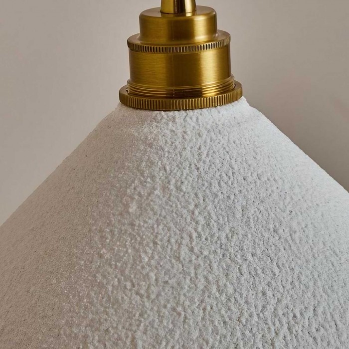 Japanse vintage hanglamp van getextureerd metaal HL4073