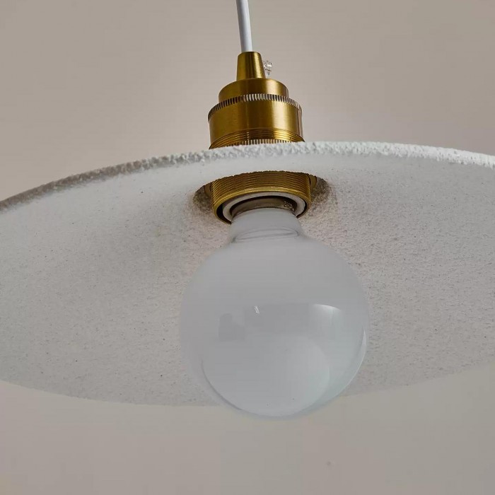 Japanse vintage hanglamp van getextureerd metaal HL4073