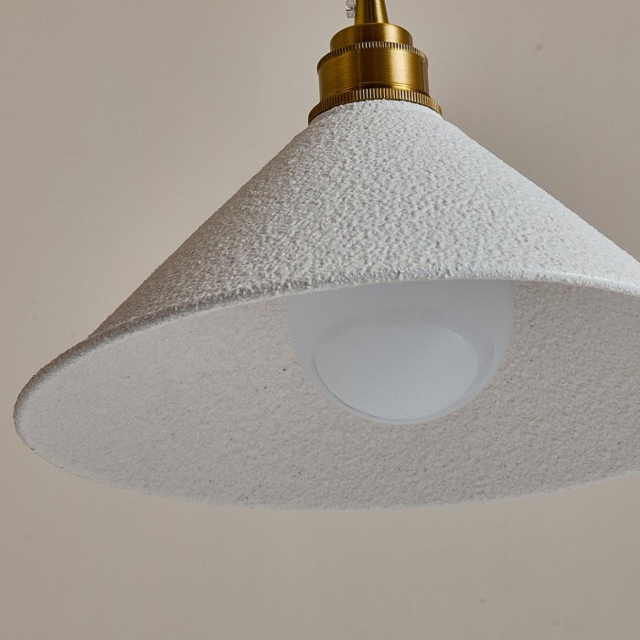 Japanse vintage hanglamp van getextureerd metaal HL4073