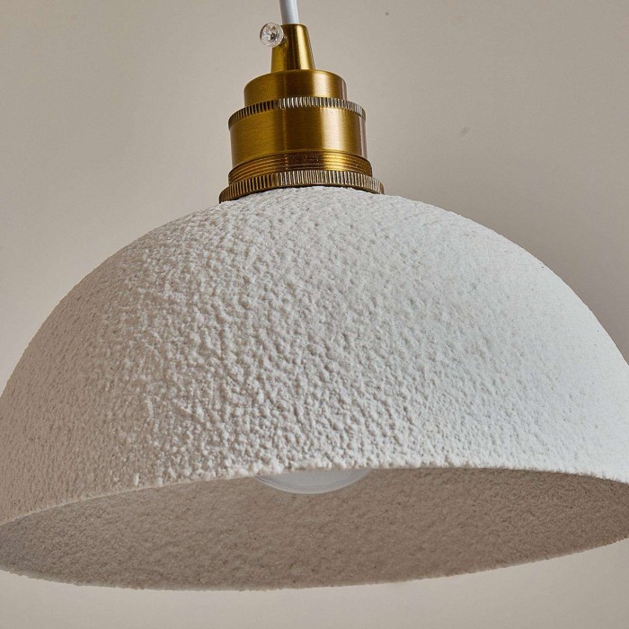 Japanse vintage hanglamp van getextureerd metaal HL4073