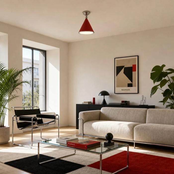 Moderne crèmekleurige kegelvormige LED-plafondlamp HL4106