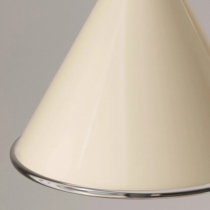 Moderne crèmekleurige kegelvormige LED-plafondlamp HL4106