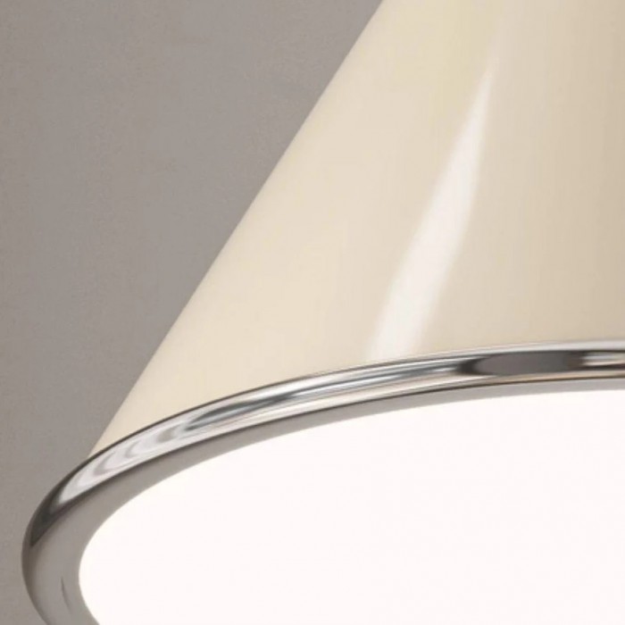 Moderne crèmekleurige kegelvormige LED-plafondlamp HL4106