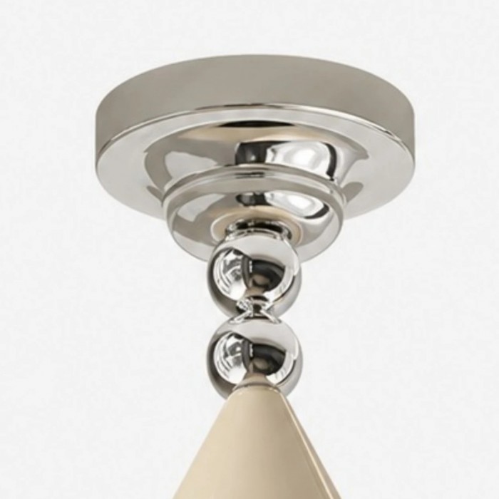 Moderne crèmekleurige kegelvormige LED-plafondlamp HL4106