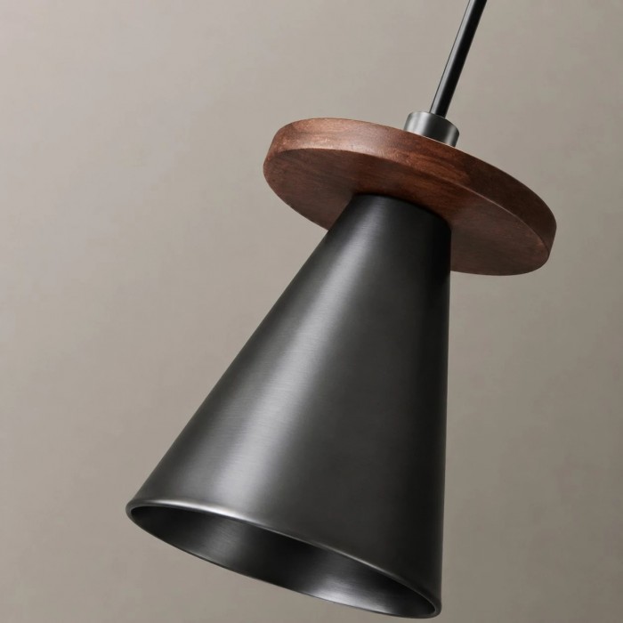 Nowoczesna minimalistyczna metalowa lampa wisząca do salonu lub sypialni HL4132