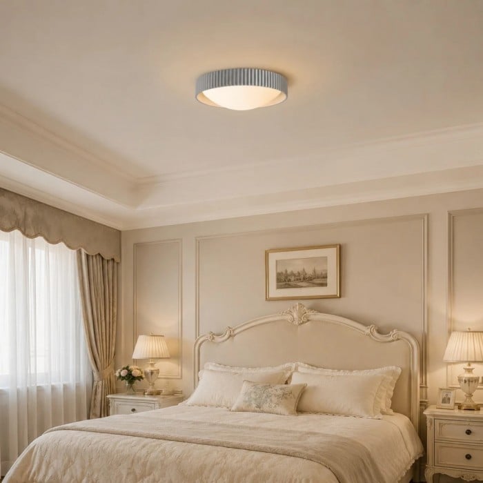 Geribbelde acrylhars plafondlamp HL4184