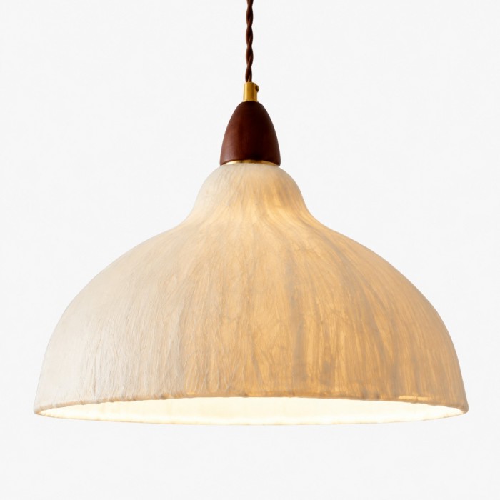 Hanglamp van rijstpapier in Wabi-Sabi-stijl voor de eetkamer HL4098
