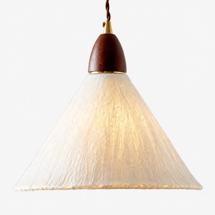 Hanglamp van rijstpapier in Wabi-Sabi-stijl voor de eetkamer HL4098