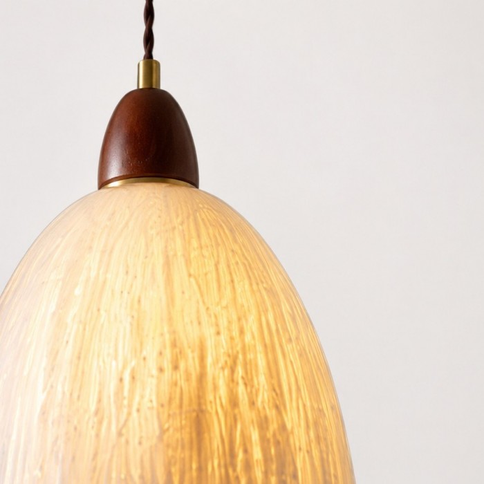 Hanglamp van rijstpapier in Wabi-Sabi-stijl voor de eetkamer HL4098