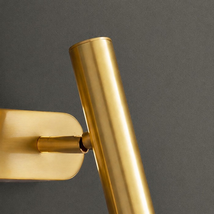Verstellbare Wandleuchte aus Messing im Vintage-Stil HL4131