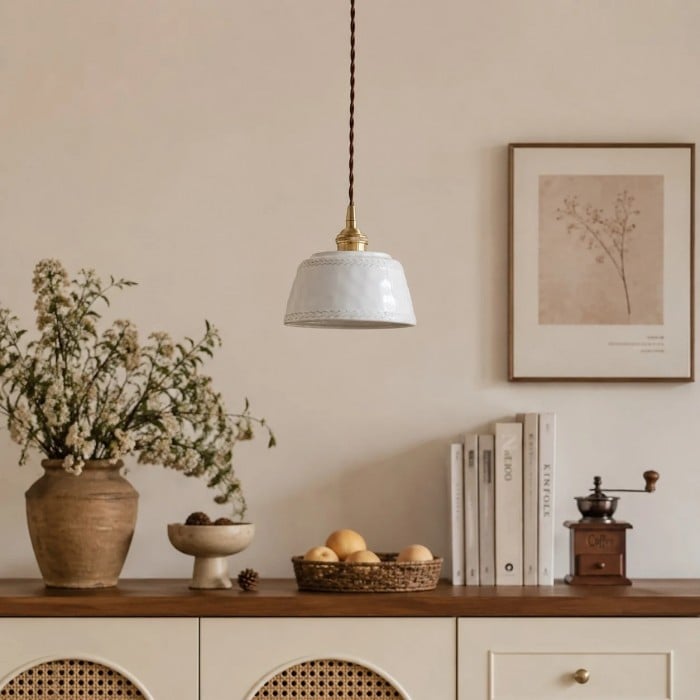 Vintage keramische hanglamp HL4074