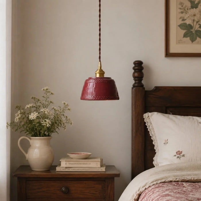 Vintage keramische hanglamp HL4074