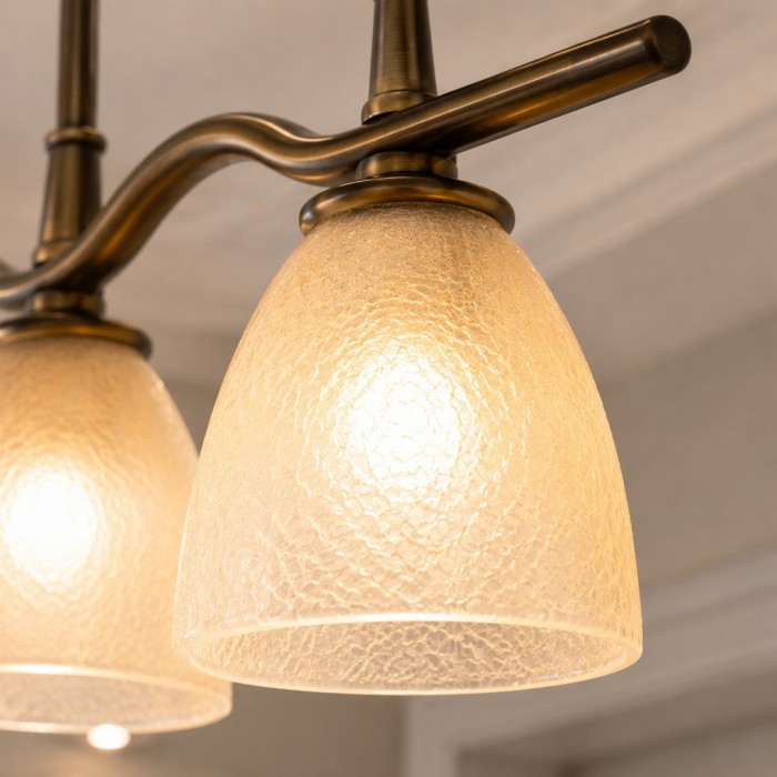 Vintage lineaire glazen hanglamp HL4193