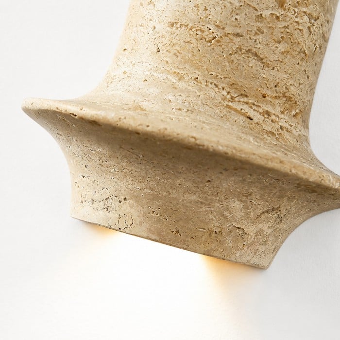 Vintage Travertine Stone Wall Sconce HL4125