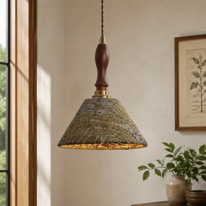 Wabi-Sabi stoffen hanglamp HL4198
