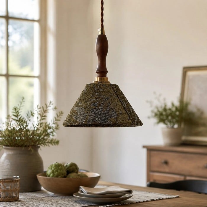 Wabi-Sabi stoffen hanglamp HL4198