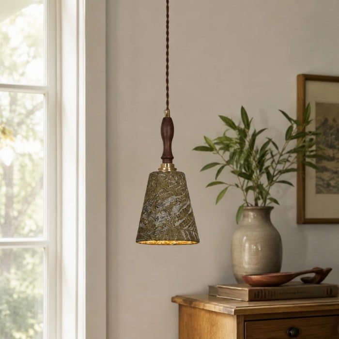 Wabi-Sabi stoffen hanglamp HL4198