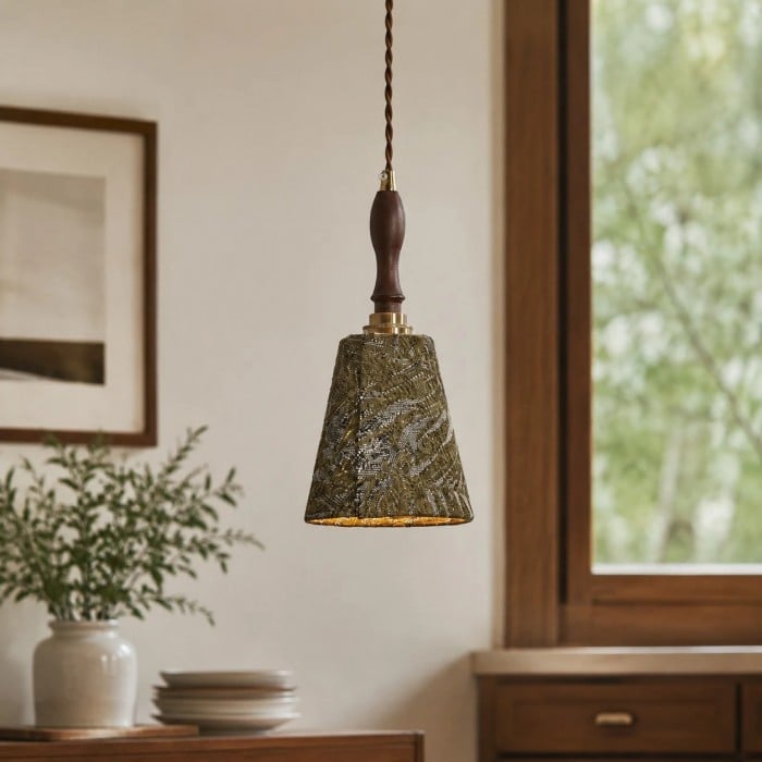 Wabi-Sabi stoffen hanglamp HL4198