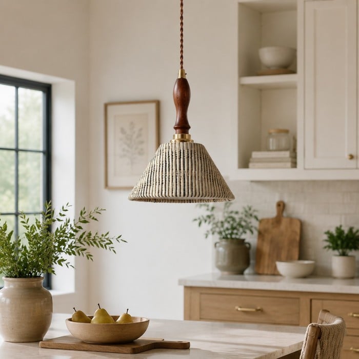 Wabi-Sabi stoffen hanglamp HL4198