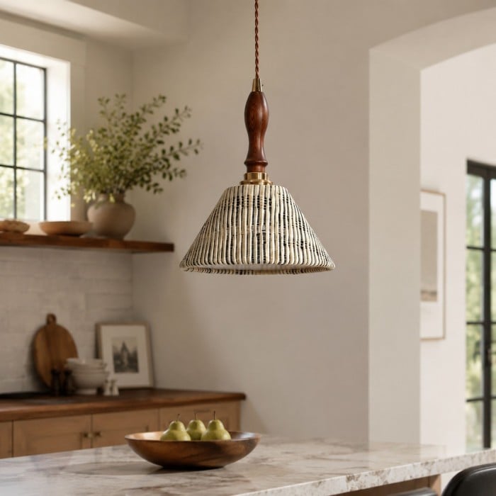 Wabi-Sabi stoffen hanglamp HL4198