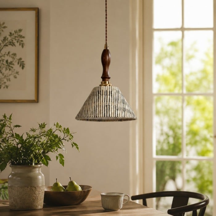 Wabi-Sabi stoffen hanglamp HL4198
