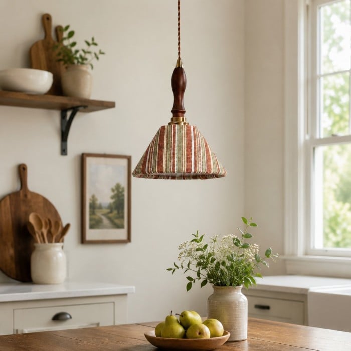 Wabi-Sabi stoffen hanglamp HL4198