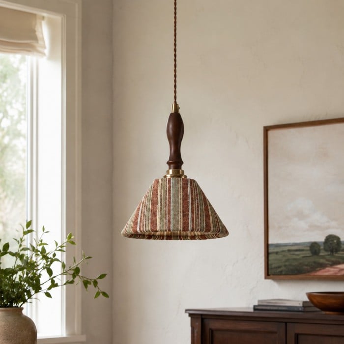Wabi-Sabi stoffen hanglamp HL4198