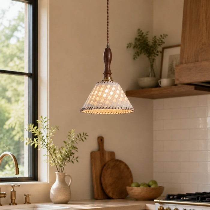 Wabi-Sabi stoffen hanglamp HL4198