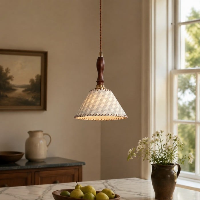 Wabi-Sabi stoffen hanglamp HL4198