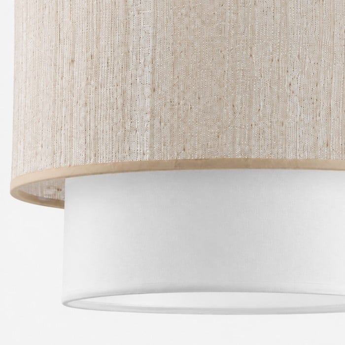 Wabi-Sabi linnen trommel hanglamp HL4168