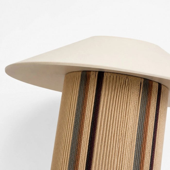 Wabi-Sabi Woven Wall Sconce with Pleated Fabric Shade HL4178