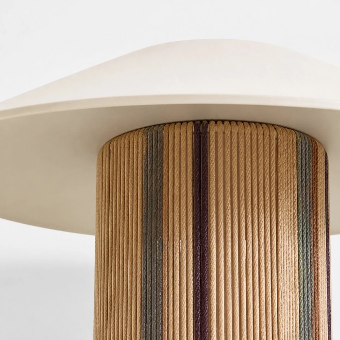 Wabi-Sabi Woven Wall Sconce with Pleated Fabric Shade HL4178