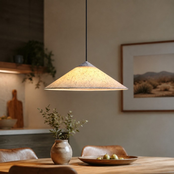 Lampada a sospensione Washi Paper Wabi-Sabi per sala da pranzo HL4192