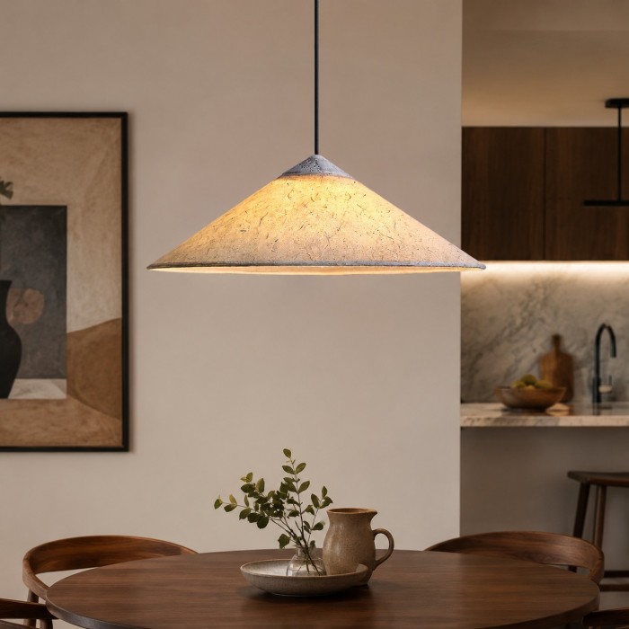 Lampada a sospensione Washi Paper Wabi-Sabi per sala da pranzo HL4192