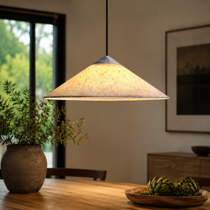 Lampada a sospensione Washi Paper Wabi-Sabi per sala da pranzo HL4192