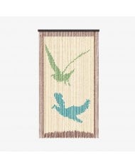 Nappe en lin et coton à motif floral HL4135