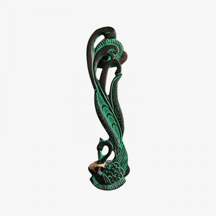 Poignées de porte artisanales en laiton en forme d'animaux HL4079