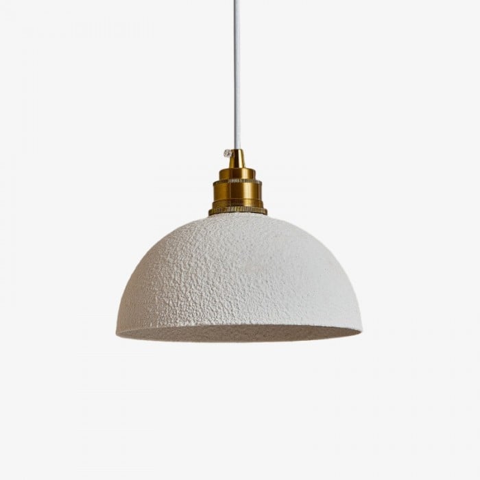 Japanse vintage hanglamp van getextureerd metaal HL4073