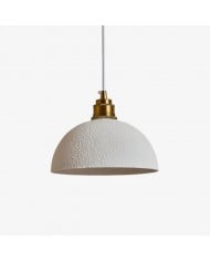 Vintage Franse hanglamp en plafondlamp met gegolfd glas HL3843
