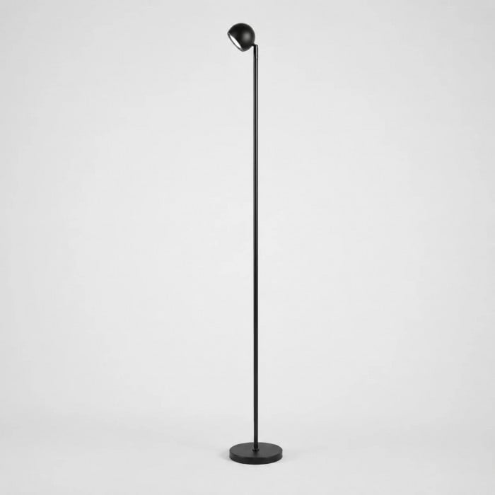 Lampadaire minimaliste noir intelligent avec télécommande HL4142