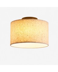 Vintage amberkleurige geplooide plafondlamp HL3940