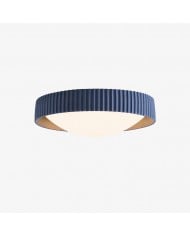 Plafondlamp HL4102 van natuurlijk travertijn, vlak gemonteerd