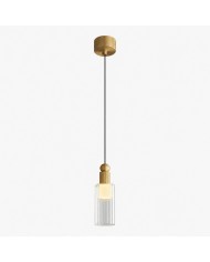 Hanglamp van rijstpapier in Wabi-Sabi-stijl voor de eetkamer HL4098