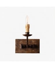 Sculpturale massief koperen wandlamp HL4161