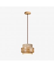 Hanglamp van travertijnsteen HL4078
