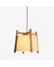 Black Trapeze Glass Pendant Light HL4277